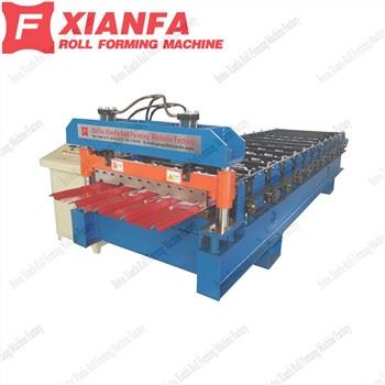 Peru Aluzinc Tr4 Tr5 Tr6 Roofing Tile Sheet Making Roll Forming Machine